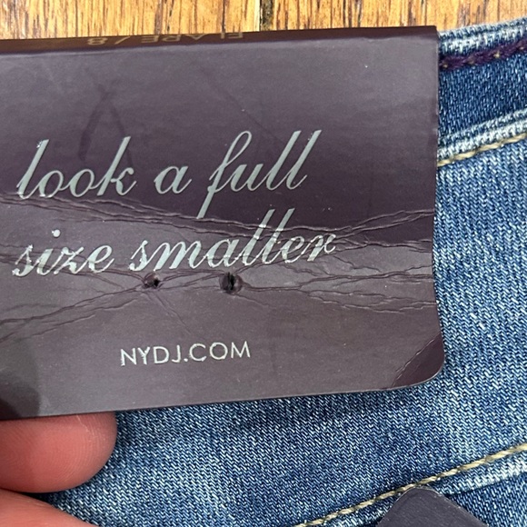 NWT NYDJ Flare Jeans Light Blue 8 - Picture 8 of 11